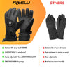 Foxelli Heated Gloves – Rechargeable Waterproof Electric Gloves for Men & Women