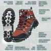 Foxelli Men's Hiking Boots | Waterproof | Brown
