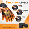 Foxelli Heated Gloves – Rechargeable Waterproof Electric Gloves for Men & Women