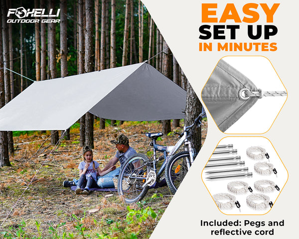 rain tarp camping Rain Tarp - Rectangular