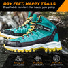 Foxelli Hiking Boots For Women | Waterproof | Teal