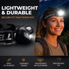 Foxelli USB Rechargeable Headlamp Flashlight