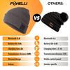 Foxelli Bluetooth Beanie – Wireless Beanie Hat with Headphones for Men & Women