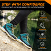 Foxelli Hiking Boots For Women | Waterproof | Teal