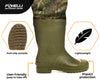 Waterproof Camo Hip Waders for Men & Women with Boots Lightweight Wading Hip Boots for Fishing & Hunting