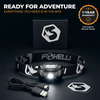 Foxelli USB Rechargeable Headlamp Flashlight