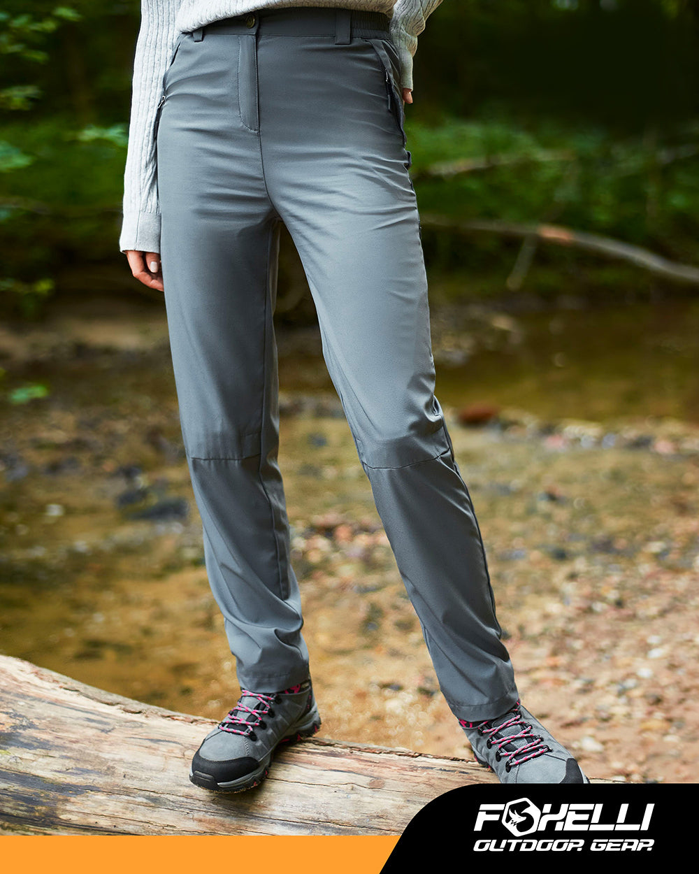 Women′ S Hiking Pants Quick Dry Stretch Lightweight Zip-off