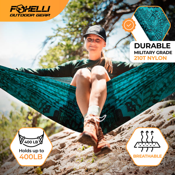 Foxelli Double Camping Hiking Hammock