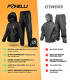 Foxelli Waterproof Rain Suit