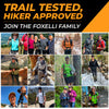 Foxelli Carbon Fiber Trekking Poles - Walking Hiking Sticks