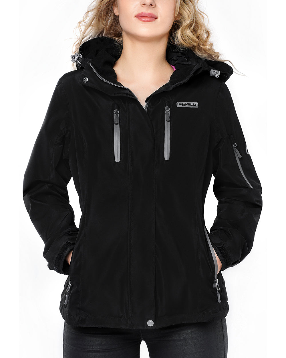 Women’s Hiking Jacket Lightweight Waterproof Rain Jacket