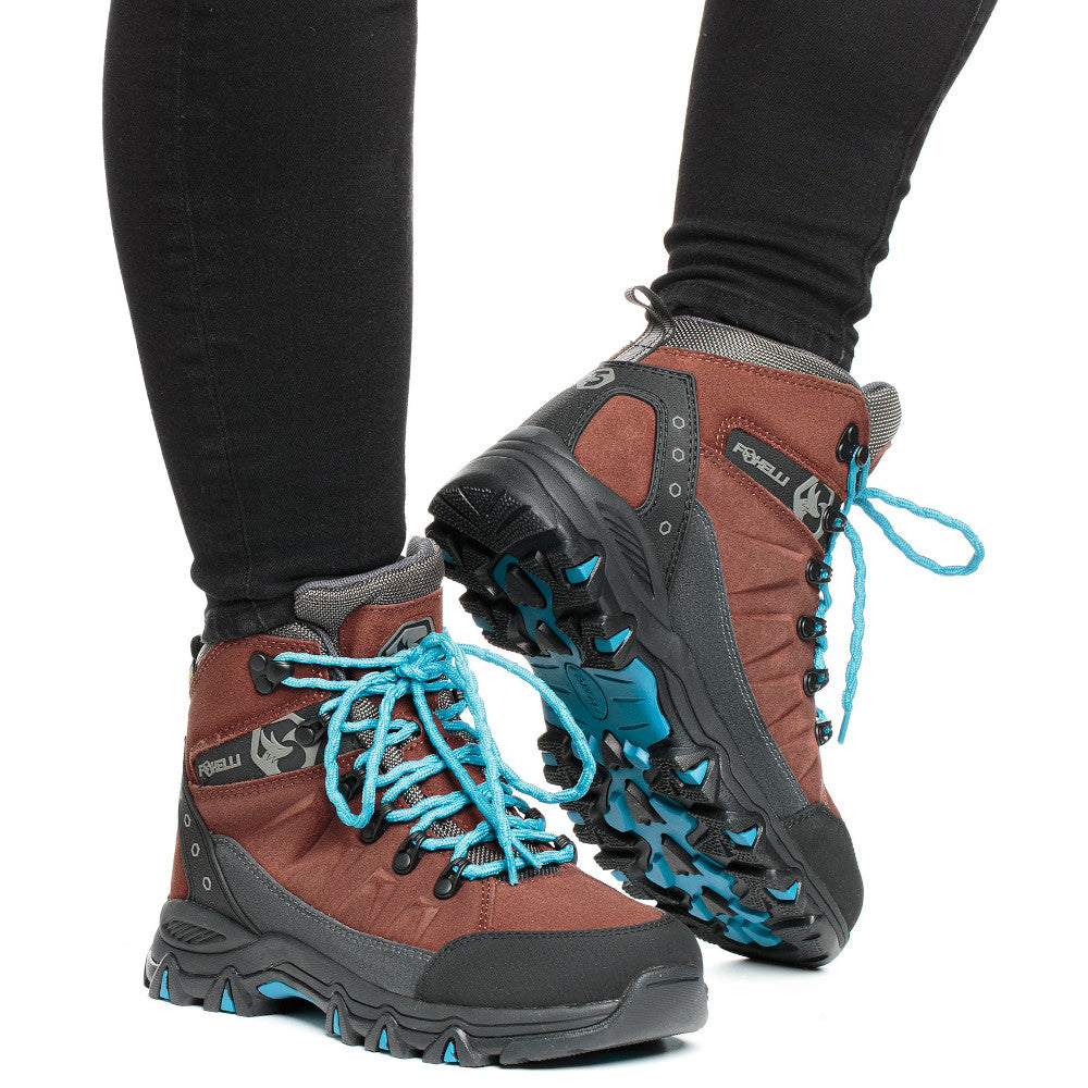 Foxelli Hiking Boots For Women, Waterproof
