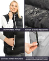 Women's Heated Vest Lightweight USB Rechargeable