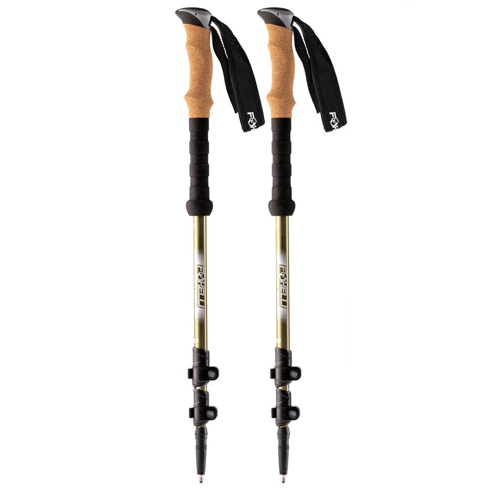 Foxelli Aluminum Trekking Poles Walking Hiking Sticks