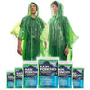 Disposable Rain Ponchos (Family 6 Pack)
