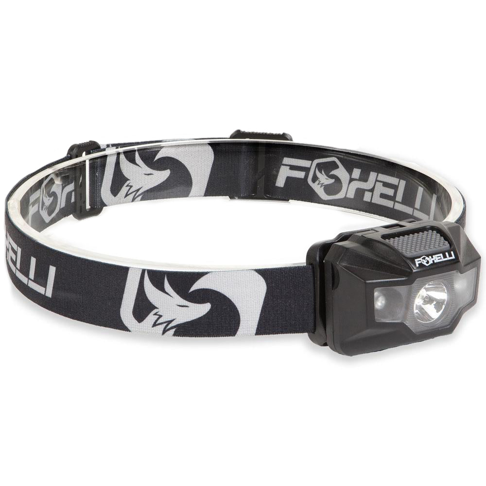 Foxelli LED Headlamp Rechargeable | Ultralight | USB Rechargeable